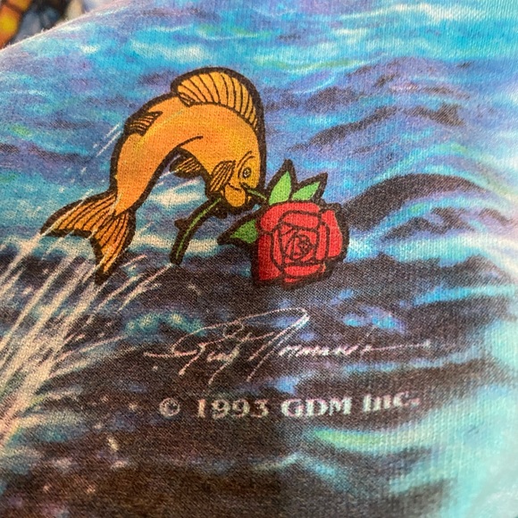 Vintage 93 Grateful Dead Ship Of Fools T-shirt - Picture 7 of 8